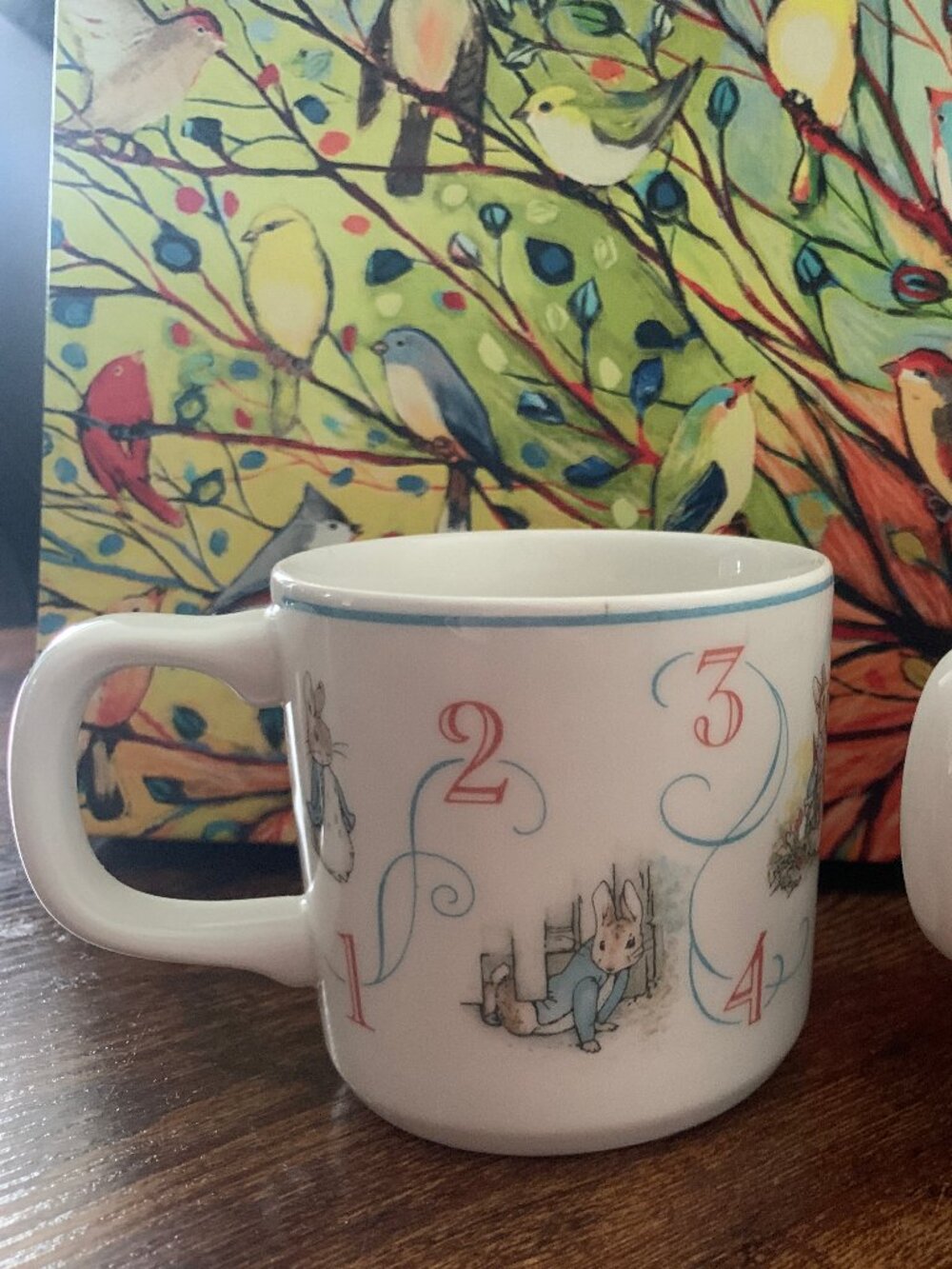 Vintage Wedgwood Peter Rabbit "Learning Numbers" Cup